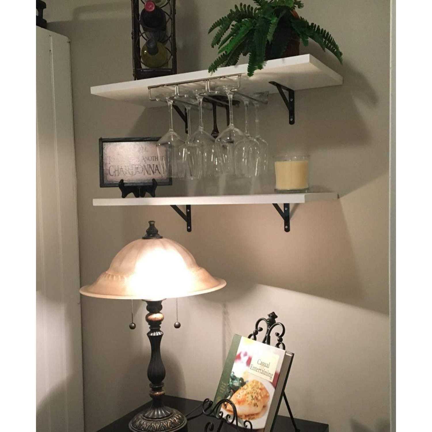 12-pack Heavy Duty Shelf Bracket Wall Fit Floating Shelves - Cheap Fitting