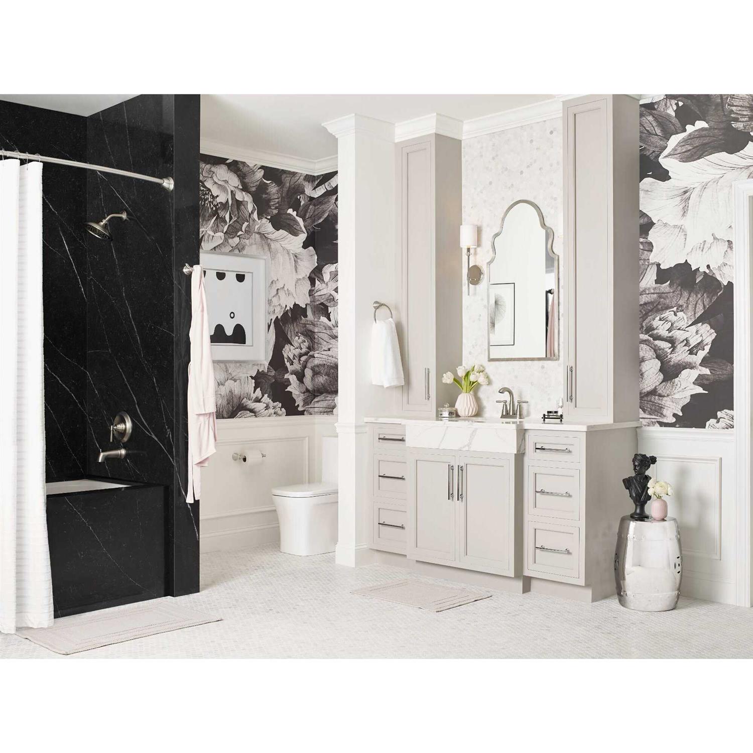 Moen 82971Srn Halle Posi-Temp Shower Faucet Trim with Valve - Cheap Fitting