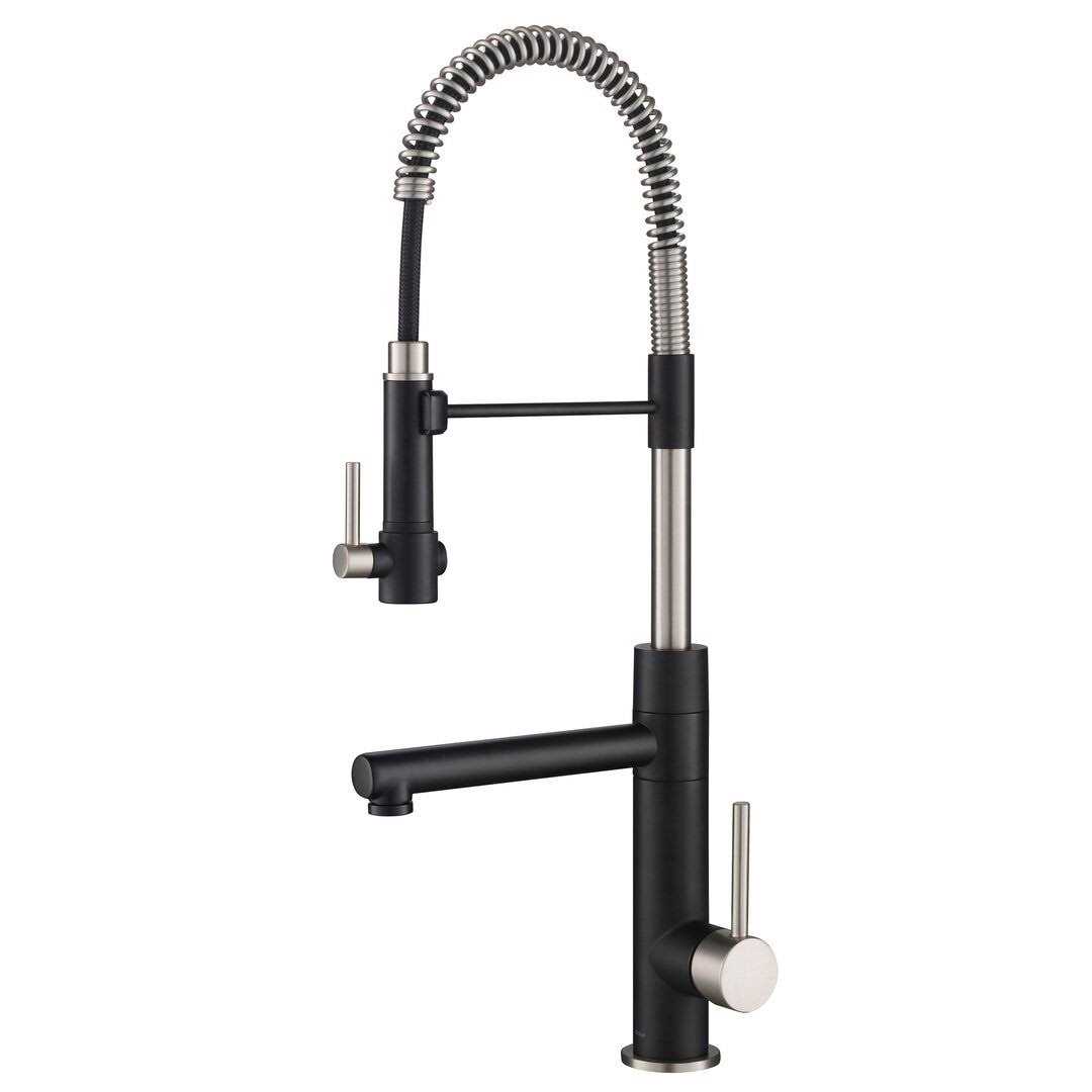 Kraus Artec Pro 2-Function Commercial Style Pre-Rinse Kitchen Faucet with Pull-Down Spring Spout & Pot Filler KPF-1603 - Cheap Fitting