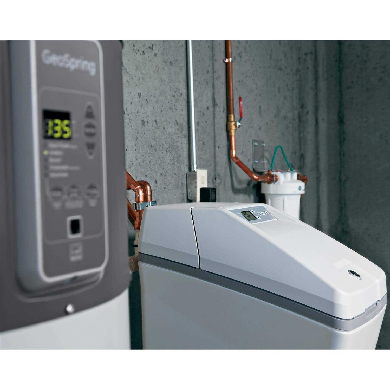 GE GXSF30V 30,000 Grain Water Softener - Cheap Fitting