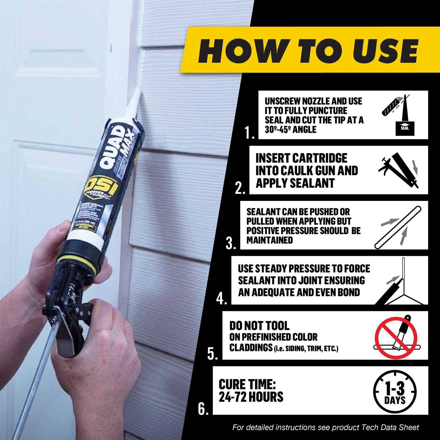 OSI Quad Max Sealant - Cheap Fitting