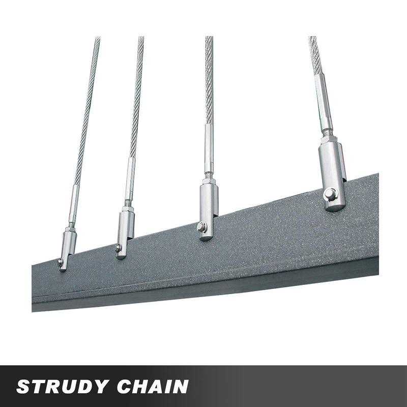 HONYTA 500FT 304 Stainless Steel Cable Stainless Steel Decking Railing 3/16 inch with 7 x 19 Strand Construction - Cheap Fitting