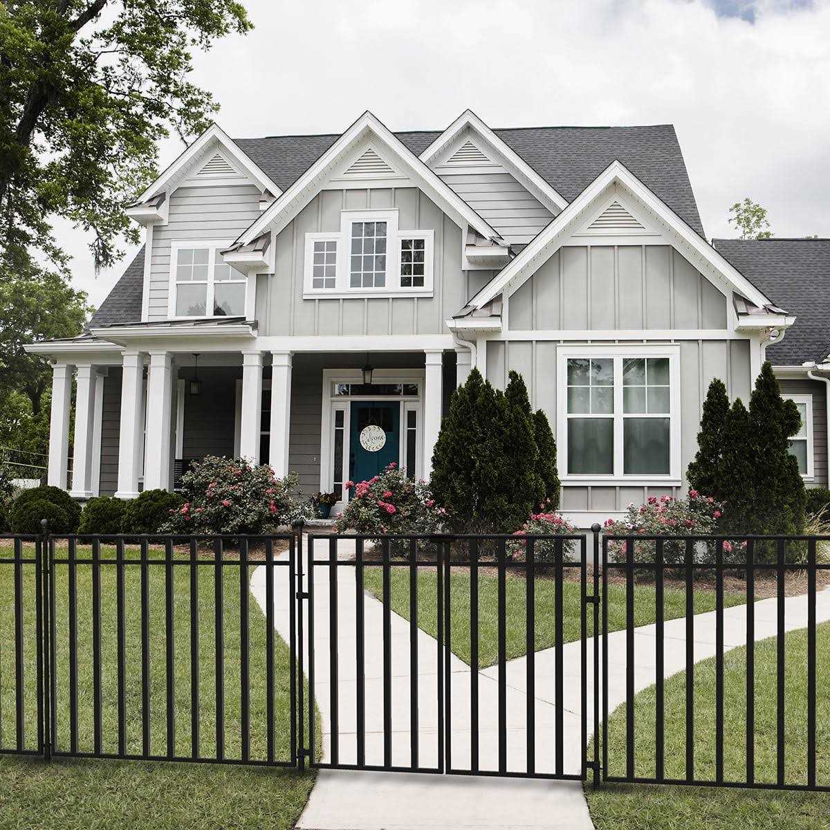 Yardlink Black Steel Multi-Style Fence Post and Stake - Cheap Fitting