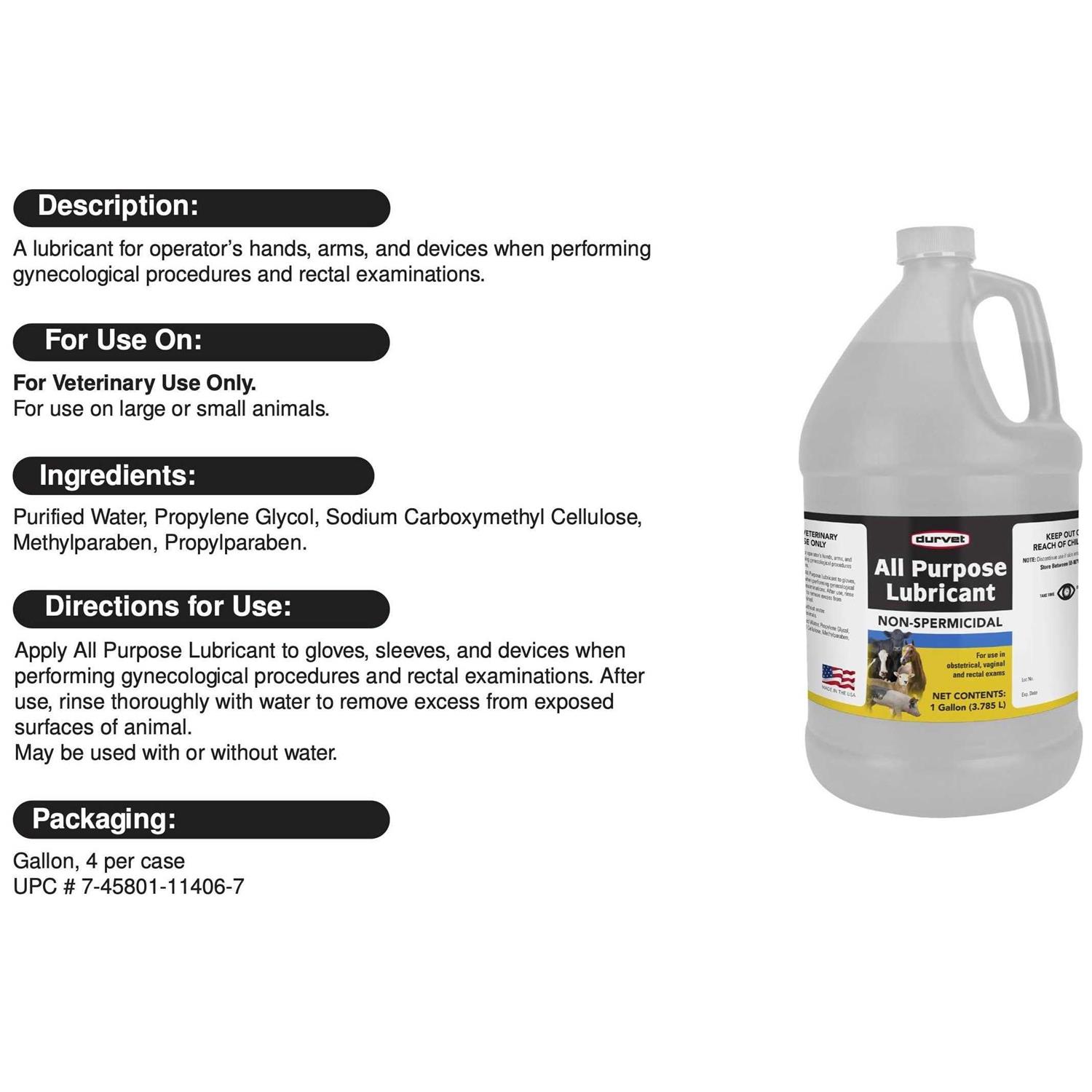 Durvet All Purpose Lubricant - Cheap Fitting