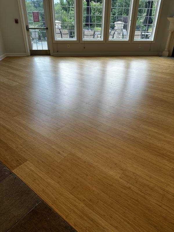 SPC Rigid Core Bamboo Flooring - Cheap Fitting