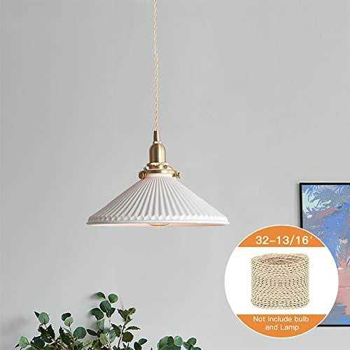 Helunsi 32.8ft Twisted Cloth Covered Wire 18/2 Cloth Covered Electrical Wire - Cheap Fitting