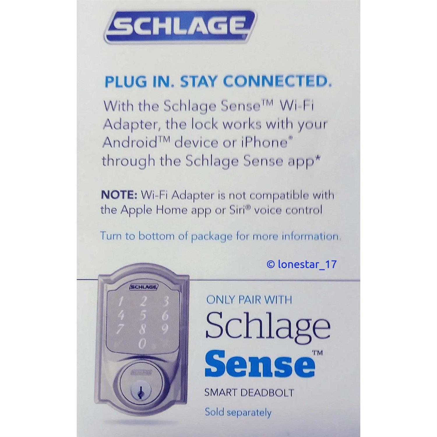 Schlage BR400 Sense Wi-Fi Adapter - Cheap Fitting