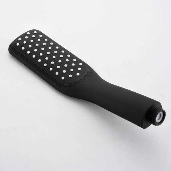 Flynama Modern Wall Bar Shower Kit 1-Spray 10 in. Square Rain Shower Head with Hand Shower - Cheap Fitting