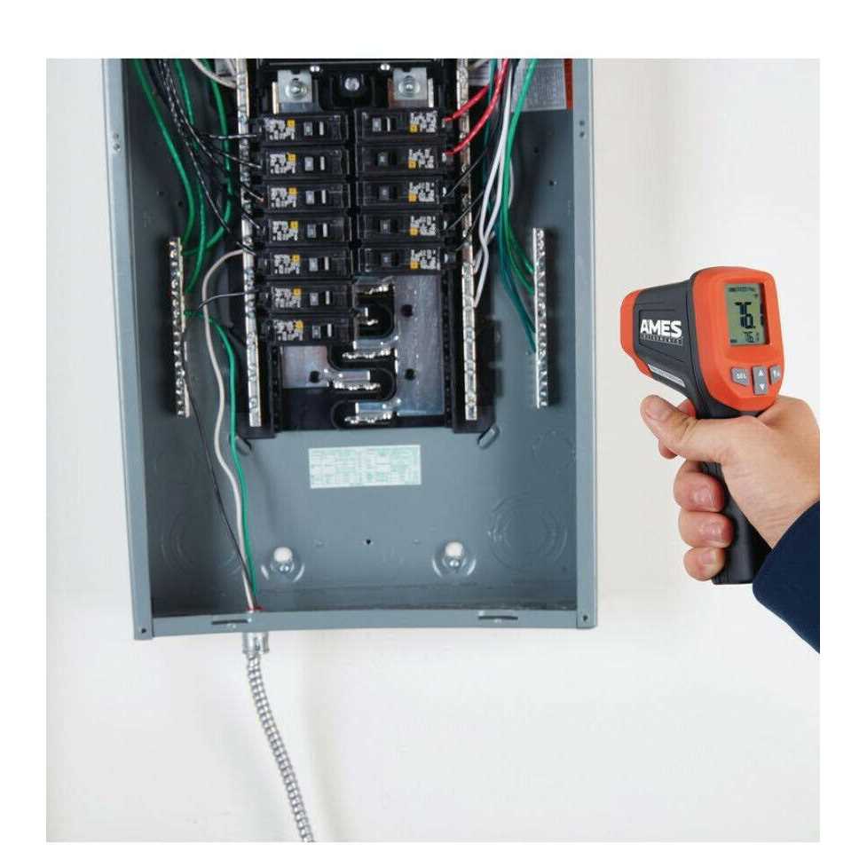 Ames 12:1 Infrared Laser Thermometer - Cheap Fitting