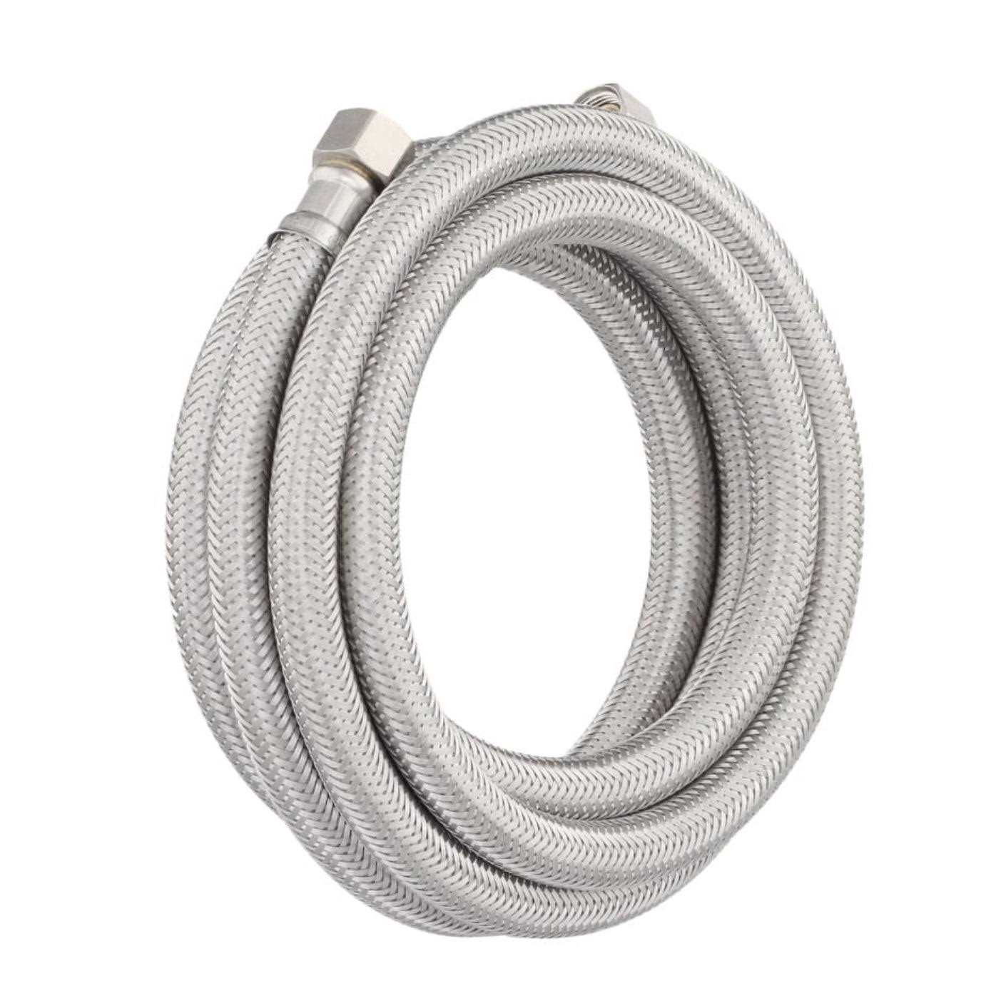 Everbilt 3/8 in. x 3/8 in. x 96 in. Stainless Steel Universal Dishwasher Supply - Cheap Fitting