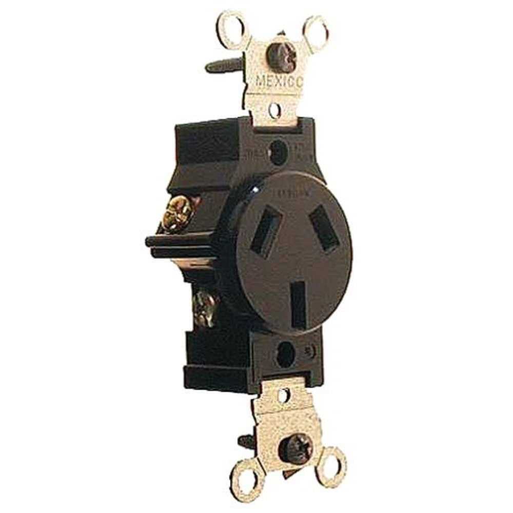 Leviton 5032 Commercial Grade Single Receptacle - Cheap Fitting