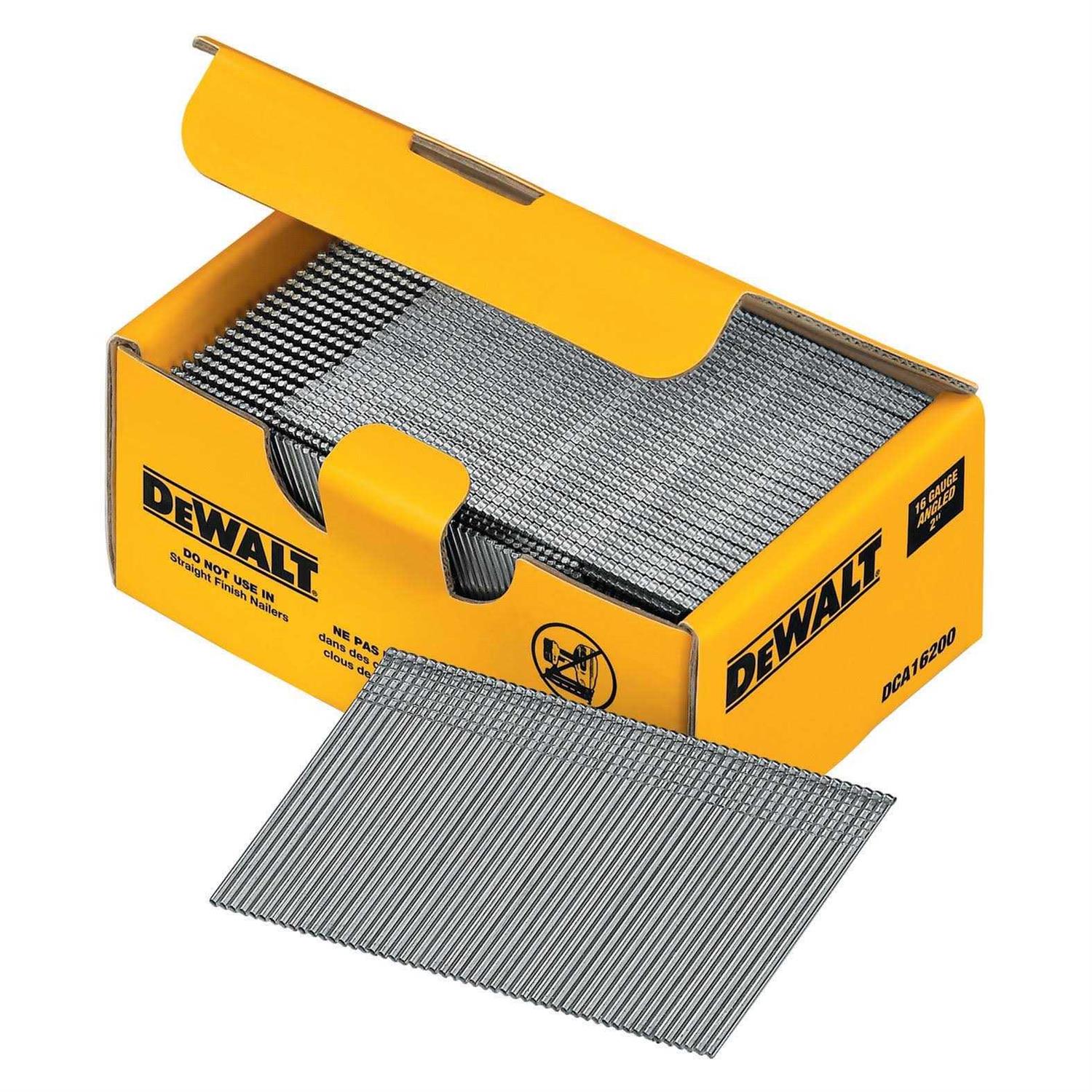 DeWalt DCA16200 16 Gauge Angled Finish Nails - Cheap Fitting