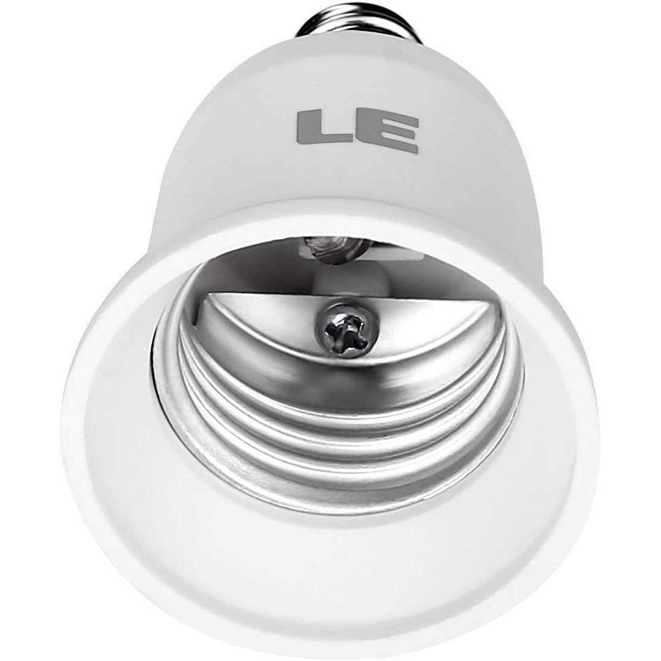 LE E12 to E26 Light Socket Adapter - Cheap Fitting