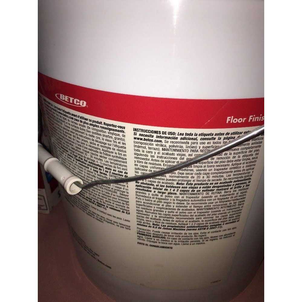 Betco Hard As Nails Floor Finish 6590500 - Cheap Fitting