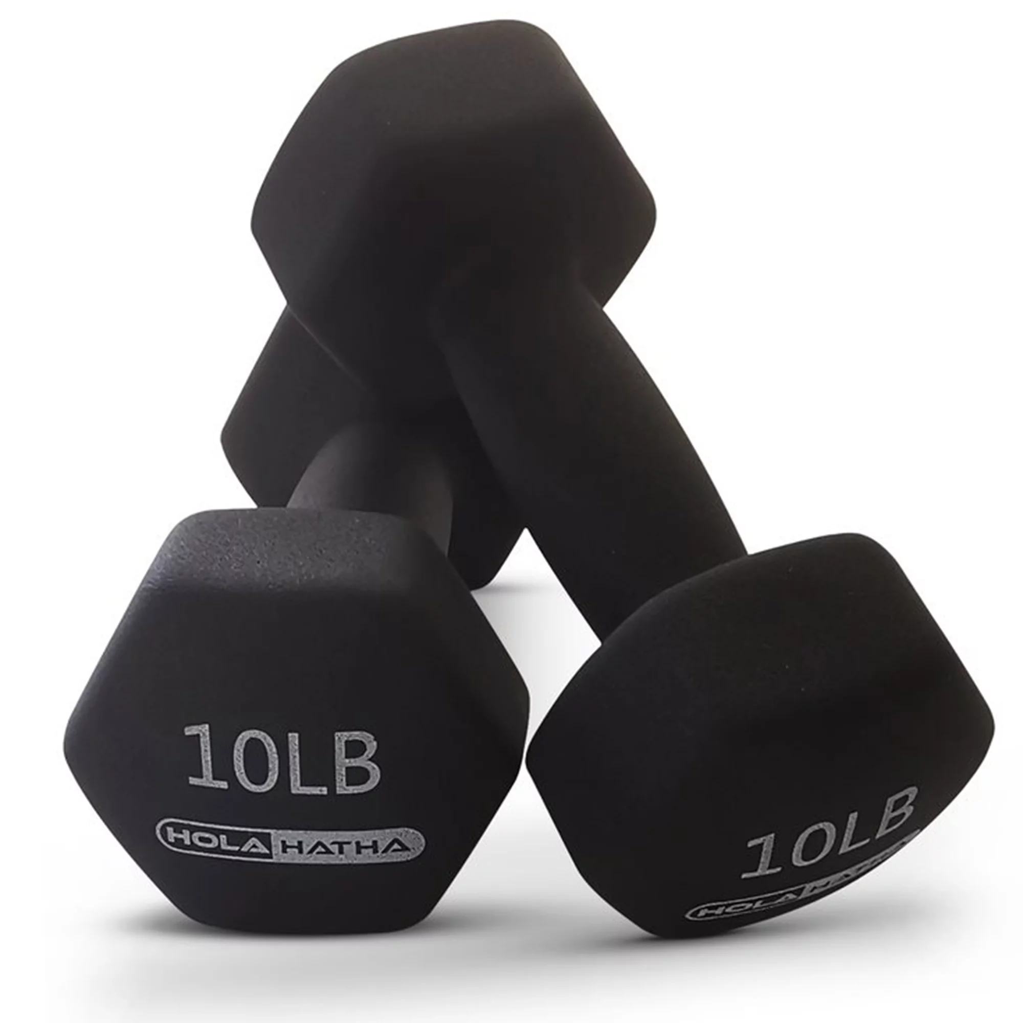 HolaHatha 3, 5, and 8 Pound Dumbbell Hand Weight Set with Storage Rack, Multi - Cheap Fitting