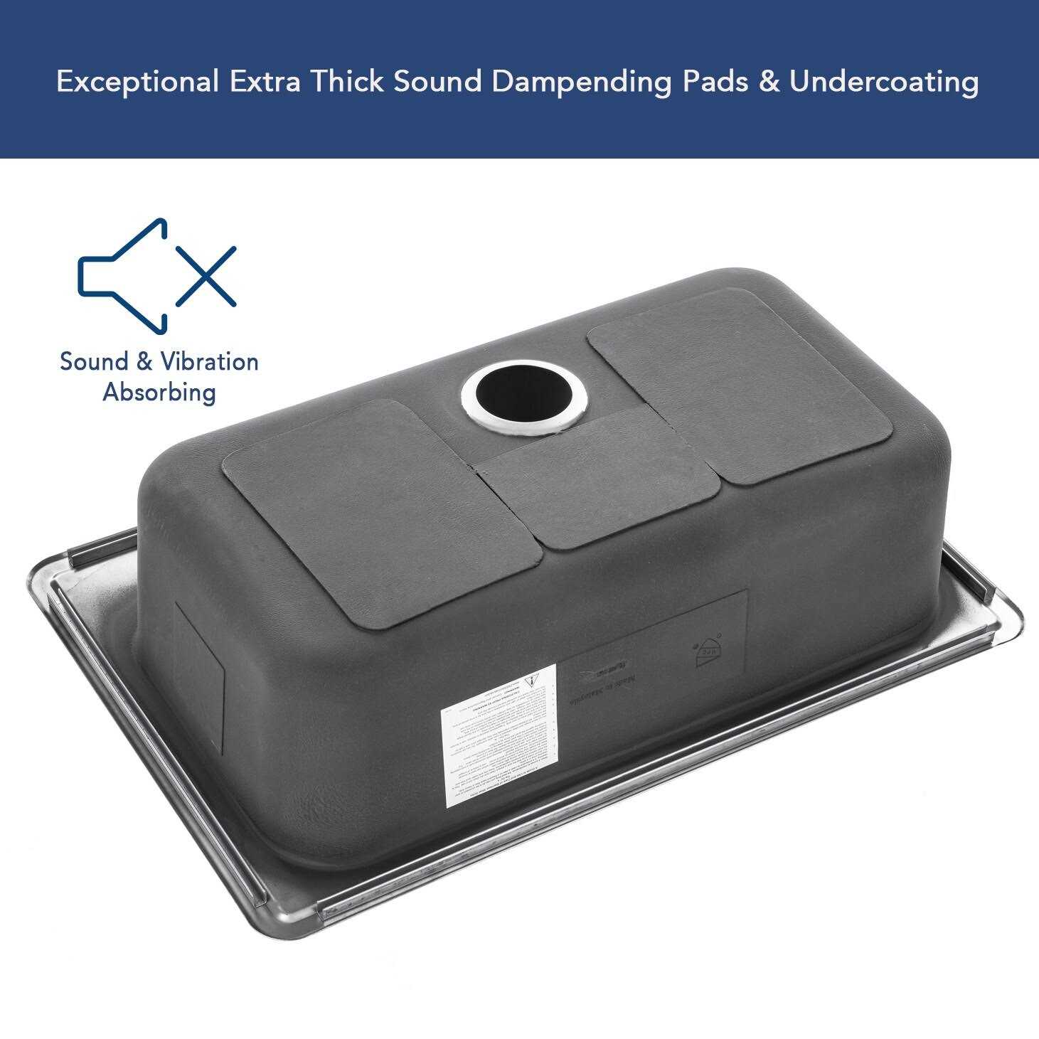 eModernDecor Top Mount Drop-in Stainless Steel 18-Gauge 33 in. x 22 in. x 9 in. Deep 4-Faucet Holes Single Bowl Kitchen Sink - Cheap Fitting