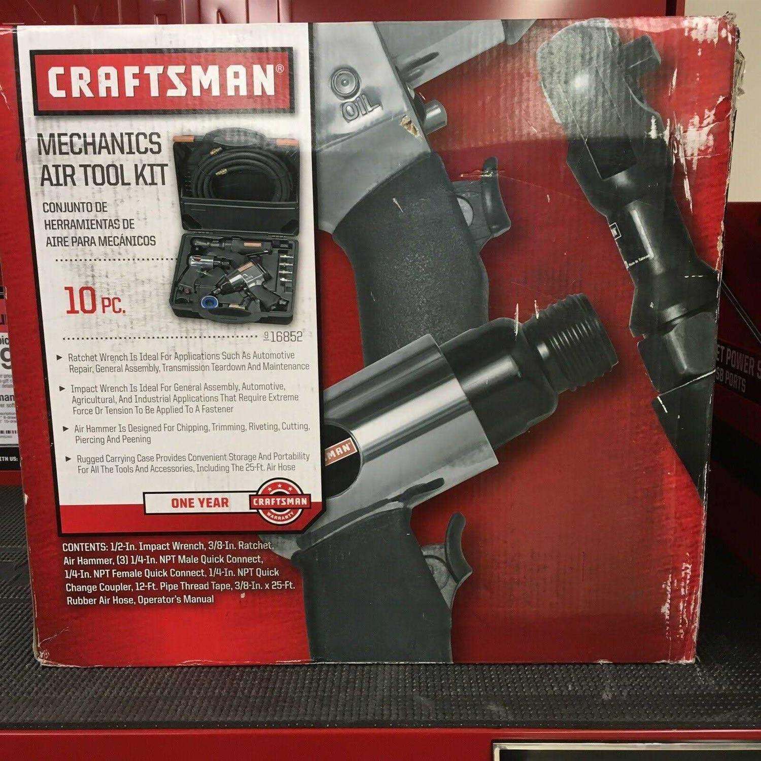 Craftsman 916852 10-Tool Combo Set - Cheap Fitting