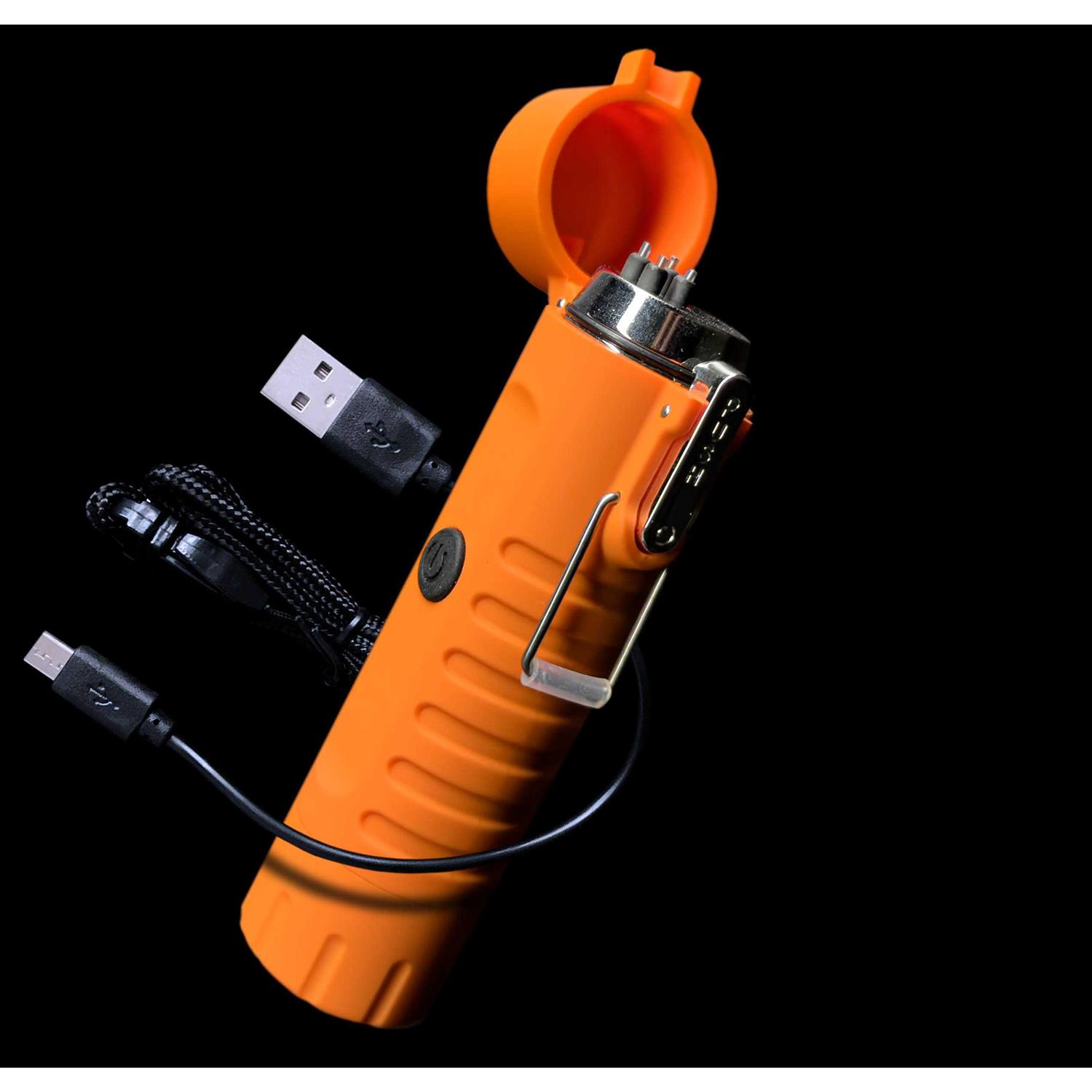 Plasma Lighter Hi-Vis Orange - Cheap Fitting