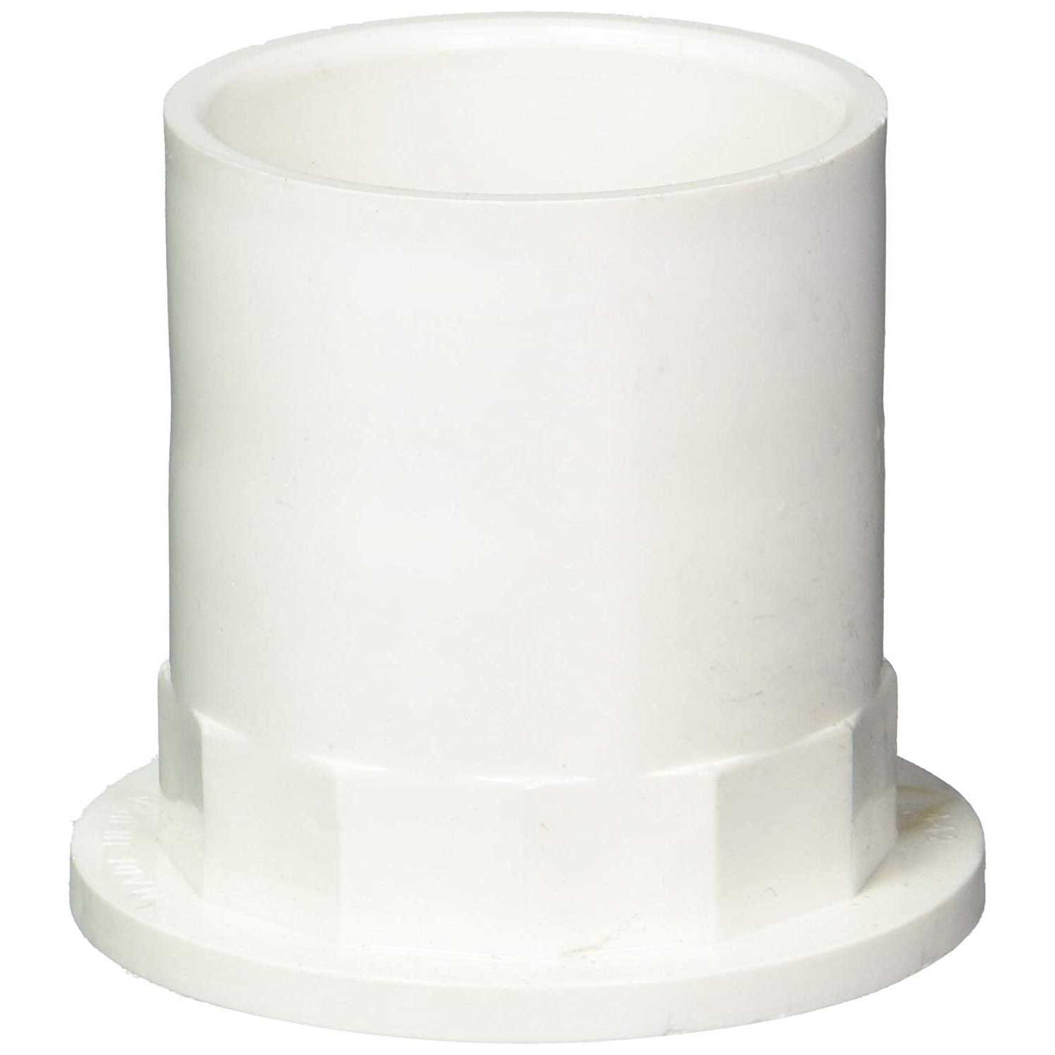 Westbrass 1-1/2 in. NPMS Thread x 2-1/2 in. Straight Adapter with Slip Inlet 442P - Cheap Fitting