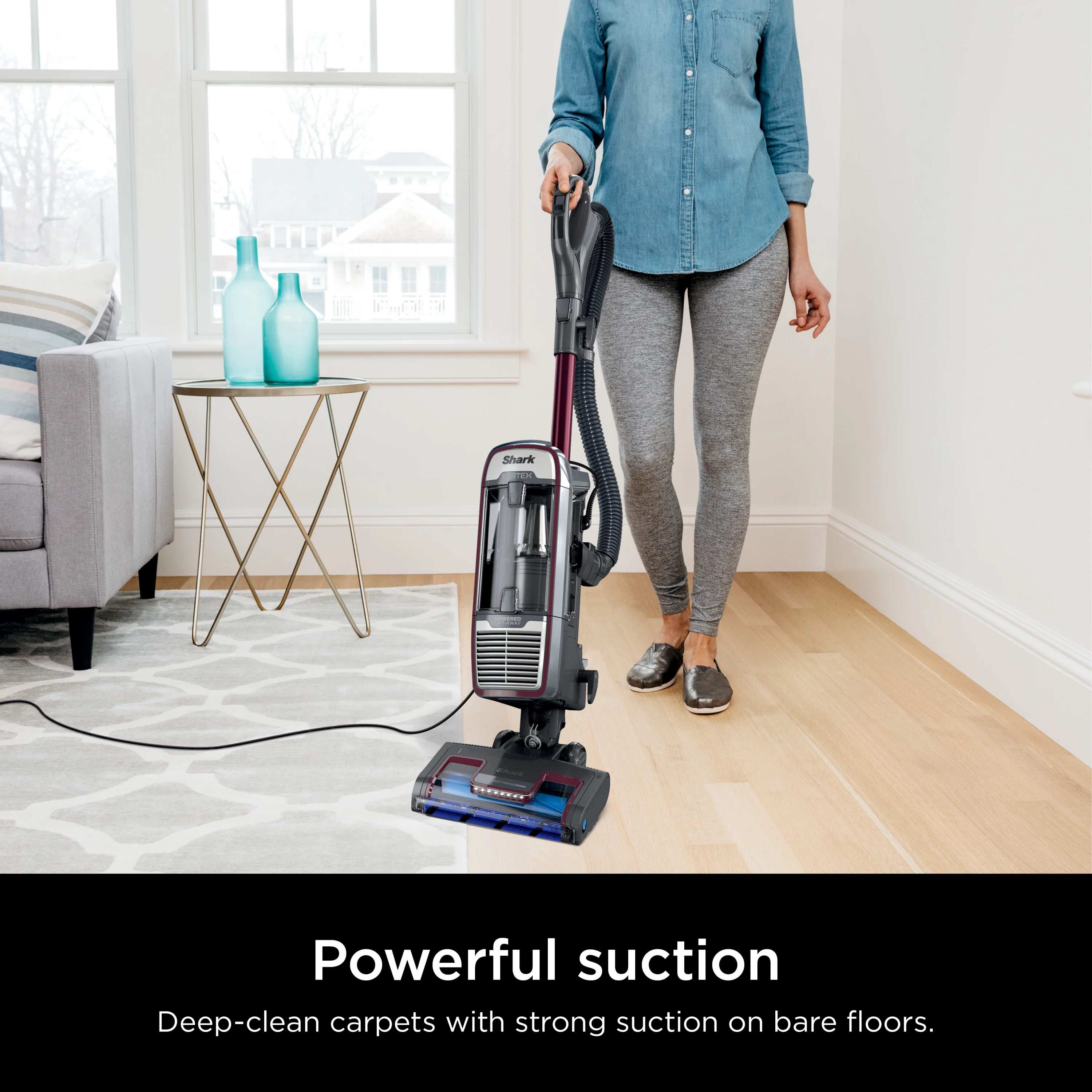 Shark® Vertex DuoClean® PowerFins Powered Lift-Away® Upright Multi Surface Vacuum Cleaner with Self-Cleaning Brushroll, AZ1500WM - Cheap Fitting