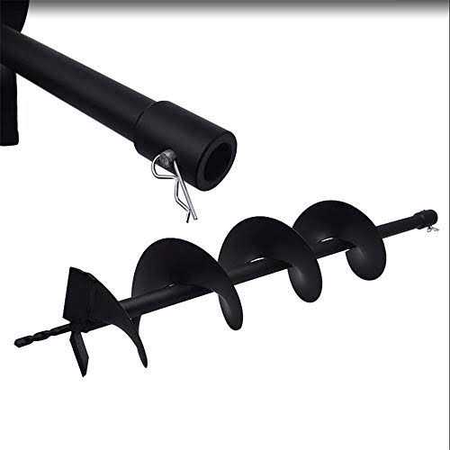 findmall Earth Auger Drill Bits 4 6 8 10 12 for Gas Powered Post Fence Hole Digger - Cheap Fitting