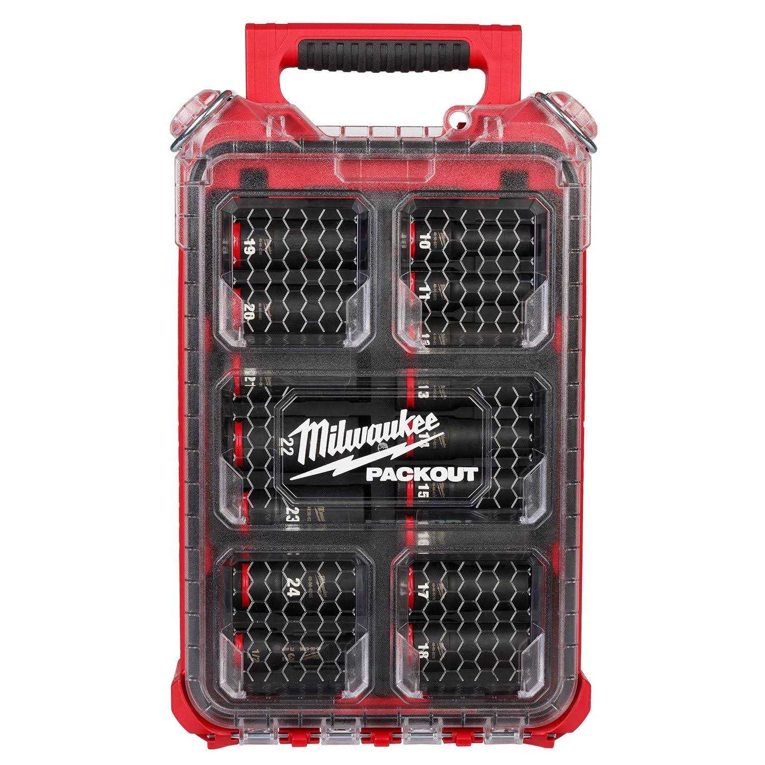 Milwaukee 49-66-6803 SHOCKWAVE Impact Duty PACKOUT Socket Set - Cheap Fitting
