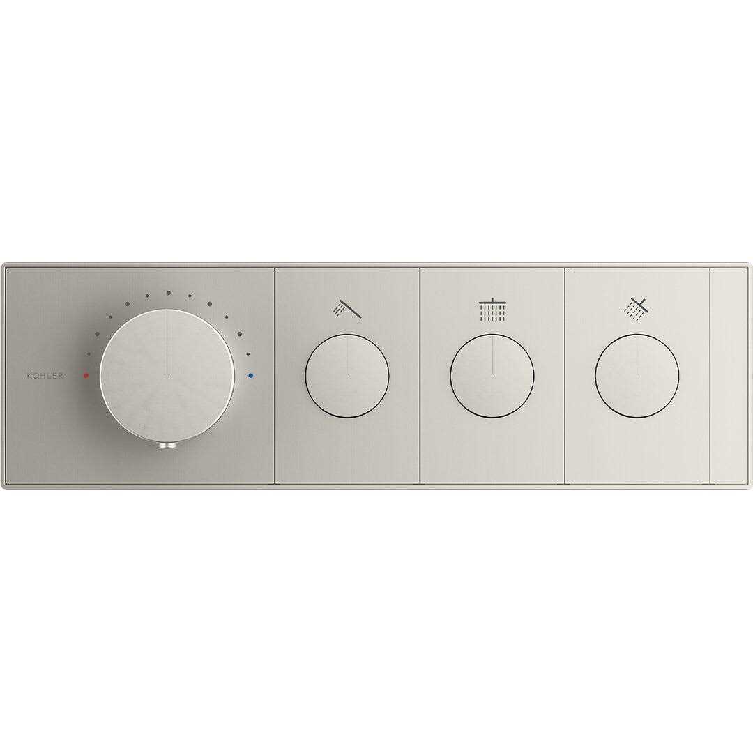 Kohler Anthem Three-Outlet Recessed Mechanical Thermostatic Valve Control - Cheap Fitting
