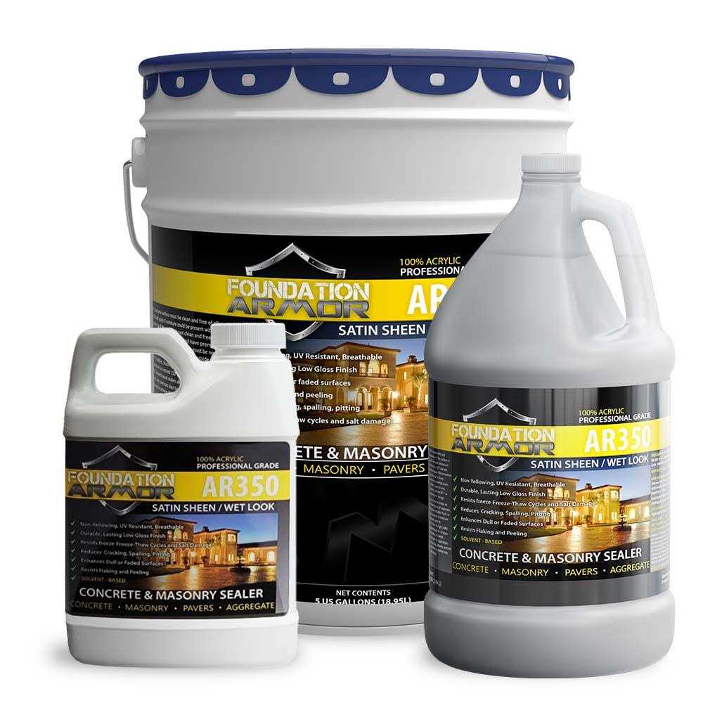 Foundation Armor Armor AR350 Wet Look Concrete Sealer and Paver Sealer - Cheap Fitting