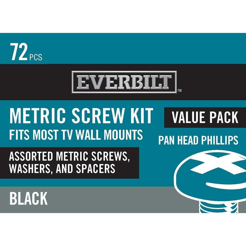 Everbilt Metric TV Screw Kit - Cheap Fitting