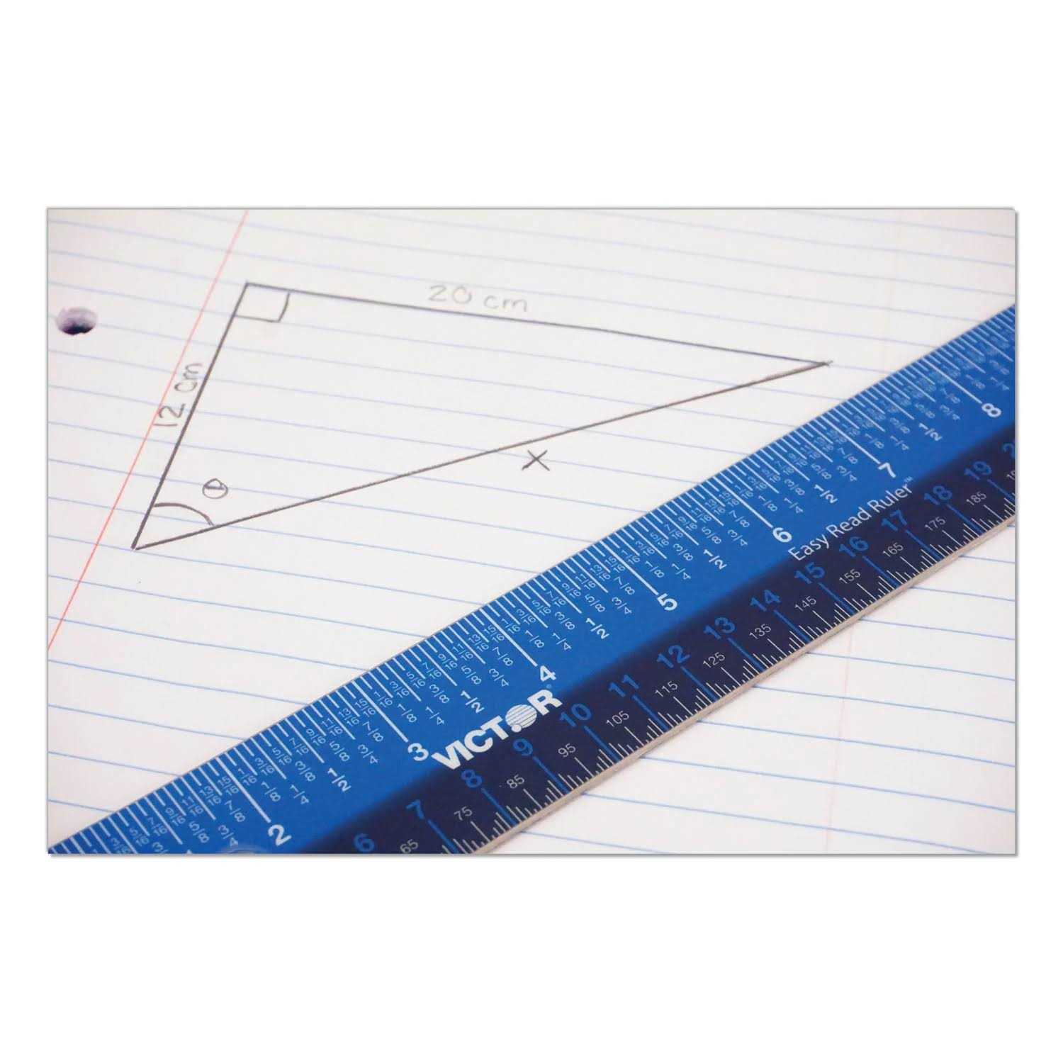 Victor Easy Read Stainless Steel Ruler EZ18SBL - Cheap Fitting