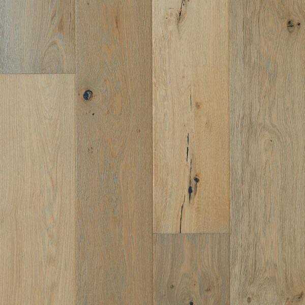 Malibu Wide Plank French Oak 1/2 in. T x 7.5 in. W Water Resistant Wirebrushed Engineered Hardwood Flooring - Cheap Fitting