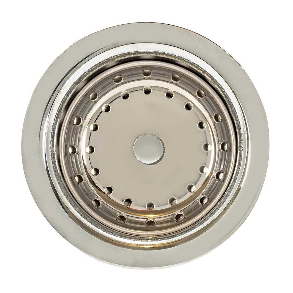 Eastman Brass Body Heavy Pattern Sink Strainer in Chrome 30002 - Cheap Fitting