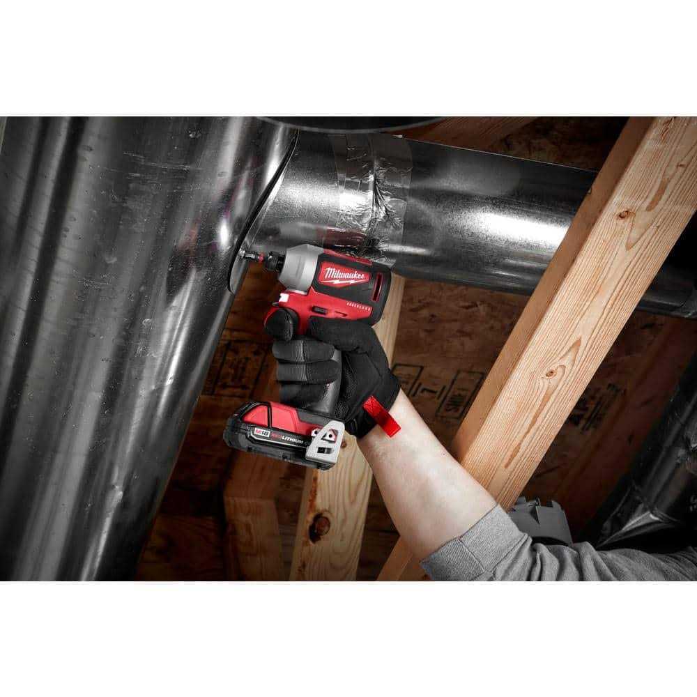 Milwaukee M18 Brushless 1/4 Impact Driver Kit - Cheap Fitting