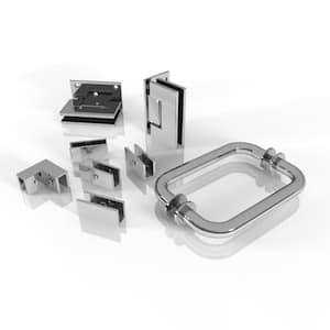Glass Warehouse 78 Hinged Hardware Pack - Cheap Fitting