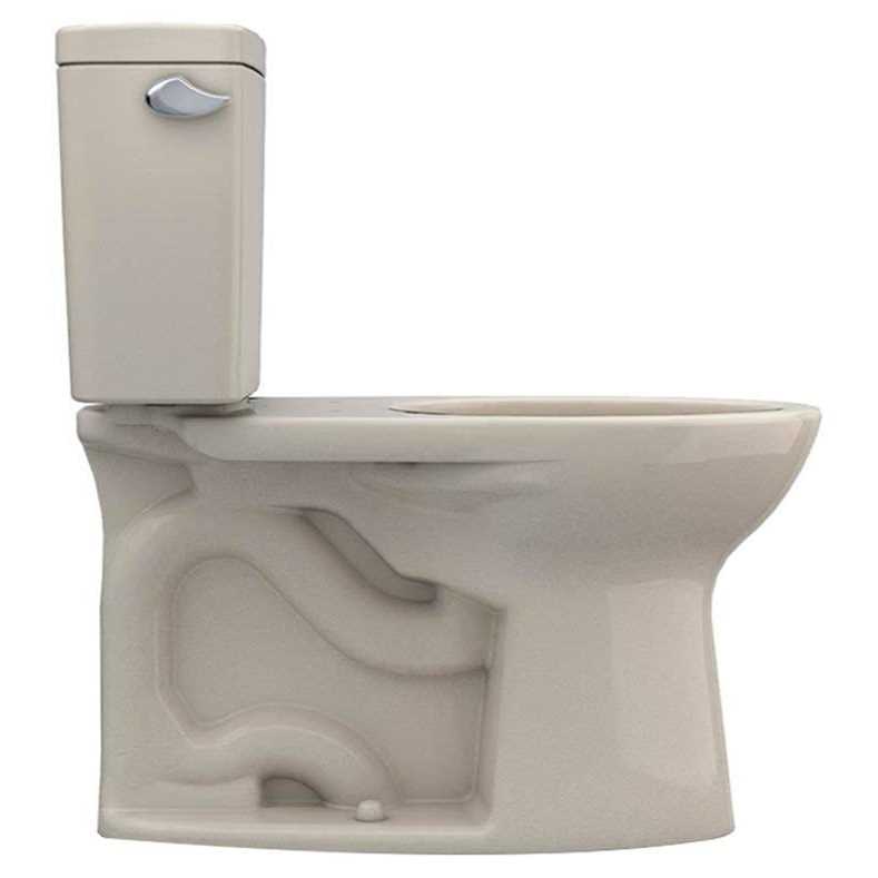 Toto Drake Two-Piece Elongated 1.6 GPF Universal Height Tornado Flush Toilet with Cefiontect CST776CSFG# - Cheap Fitting