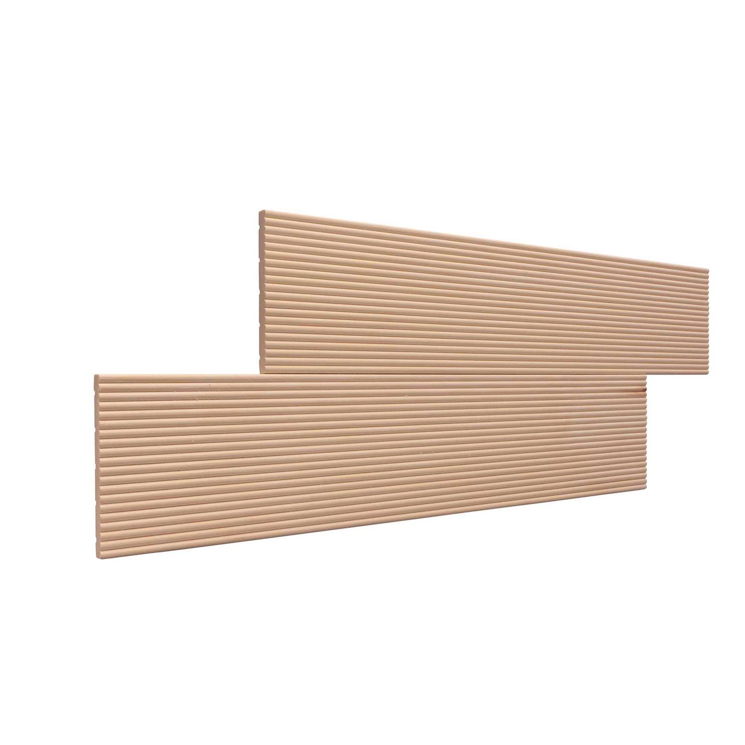 Ornamental Mouldings 1545 5 in. D W. x .438in. D. x 96in. L. Unfinished Ambrosia Maple Wood Panel Moulding 1-Pack - Cheap Fitting