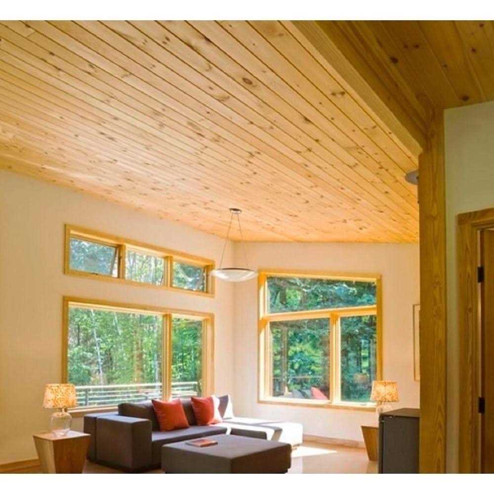 1 in. x 6 in. x Pine Tongue and Groove Common Siding Plank - Cheap Fitting