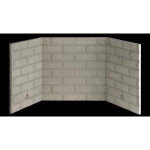 Superior 42 White Stacked Ceramic Fiber Brick Liner - Cheap Fitting
