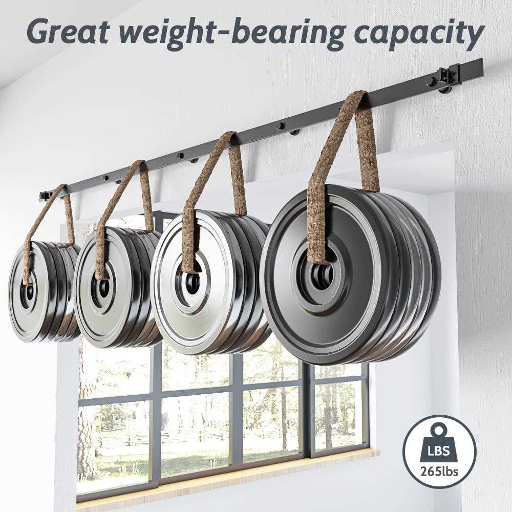 Sankeytew 6ft Barn Door Hardware Kit lite Version - Cheap Fitting