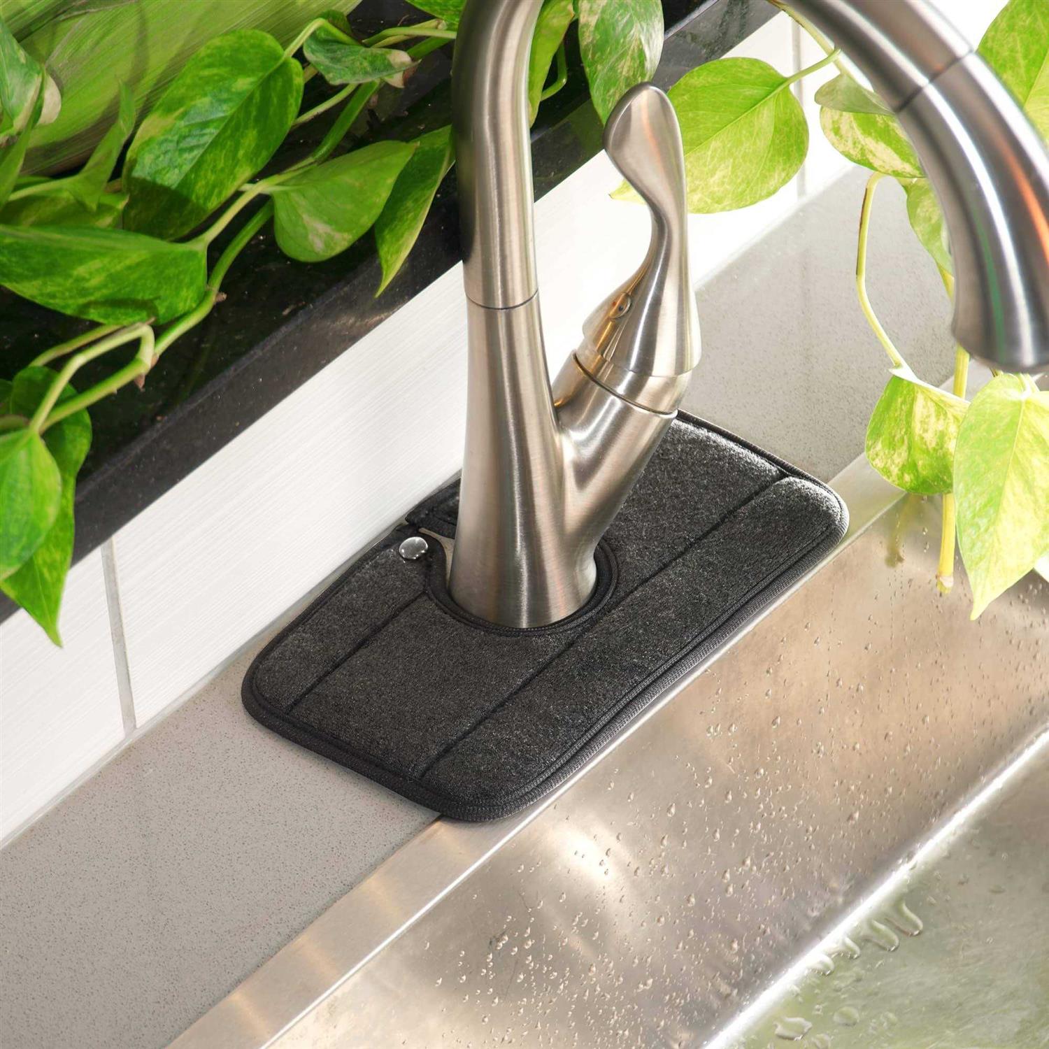 Ternal Sinkmat for Kitchen Faucet Original Design Absorbent Microfiber Fabric - Cheap Fitting