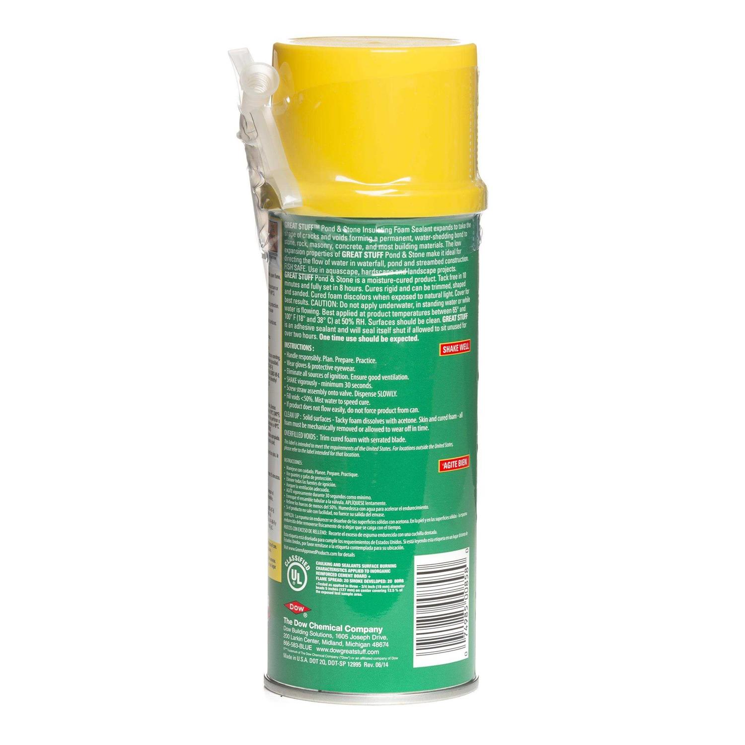Dow Great Stuff Pond & Stone Insulating Foam Sealant - Cheap Fitting