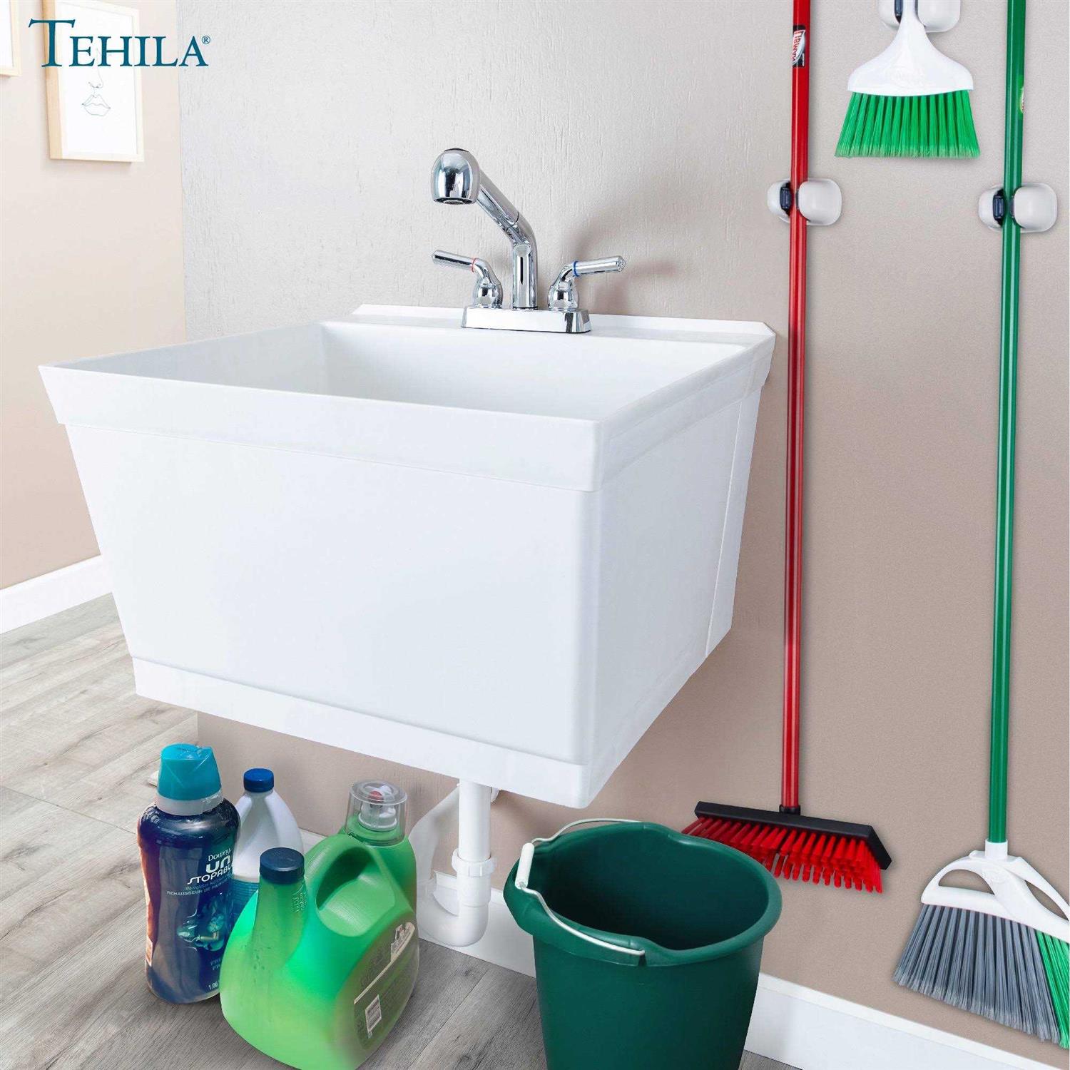 Tehila Wall Mounted Utility Sink 040 US3000 - Cheap Fitting