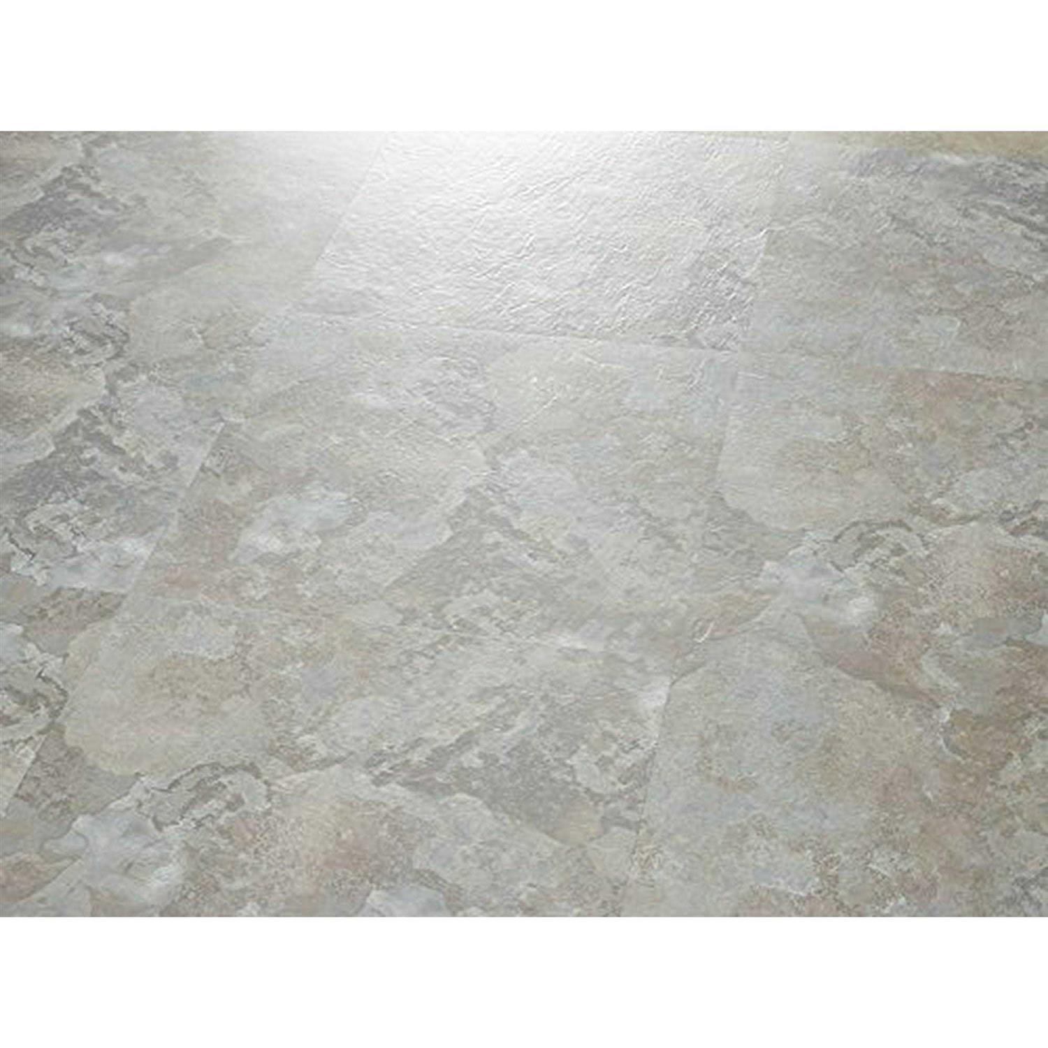 Achim Majestic Light Gray Slate 18×18 Self Adhesive Vinyl Floor Tile - Cheap Fitting