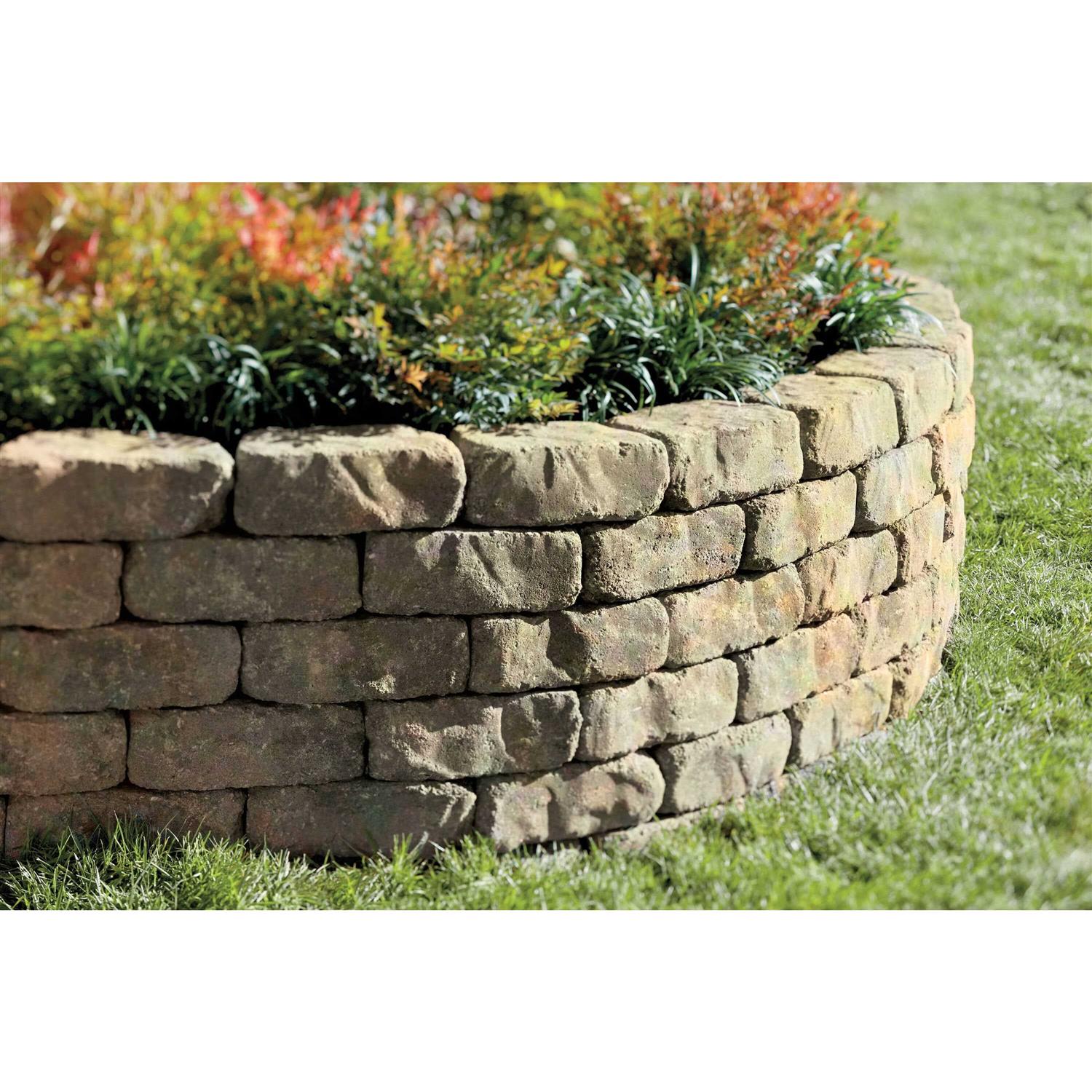 Lowe’s 11 L x 4 H x 6 D Gray Flagstone Allegheny Retaining Wall Block 308306 - Cheap Fitting