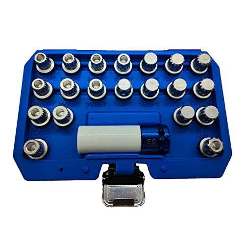 Jeuclel 21Pcs Wheel Locking Nut Key Kit Compatible with Bmw Wheel Lock Nut Scoket Adapter Set - Cheap Fitting