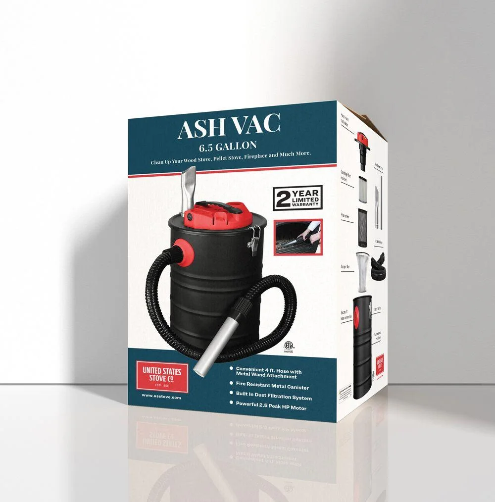 US Stove 2.5 HP Ash Vacuum Cleaner - Cheap Fitting