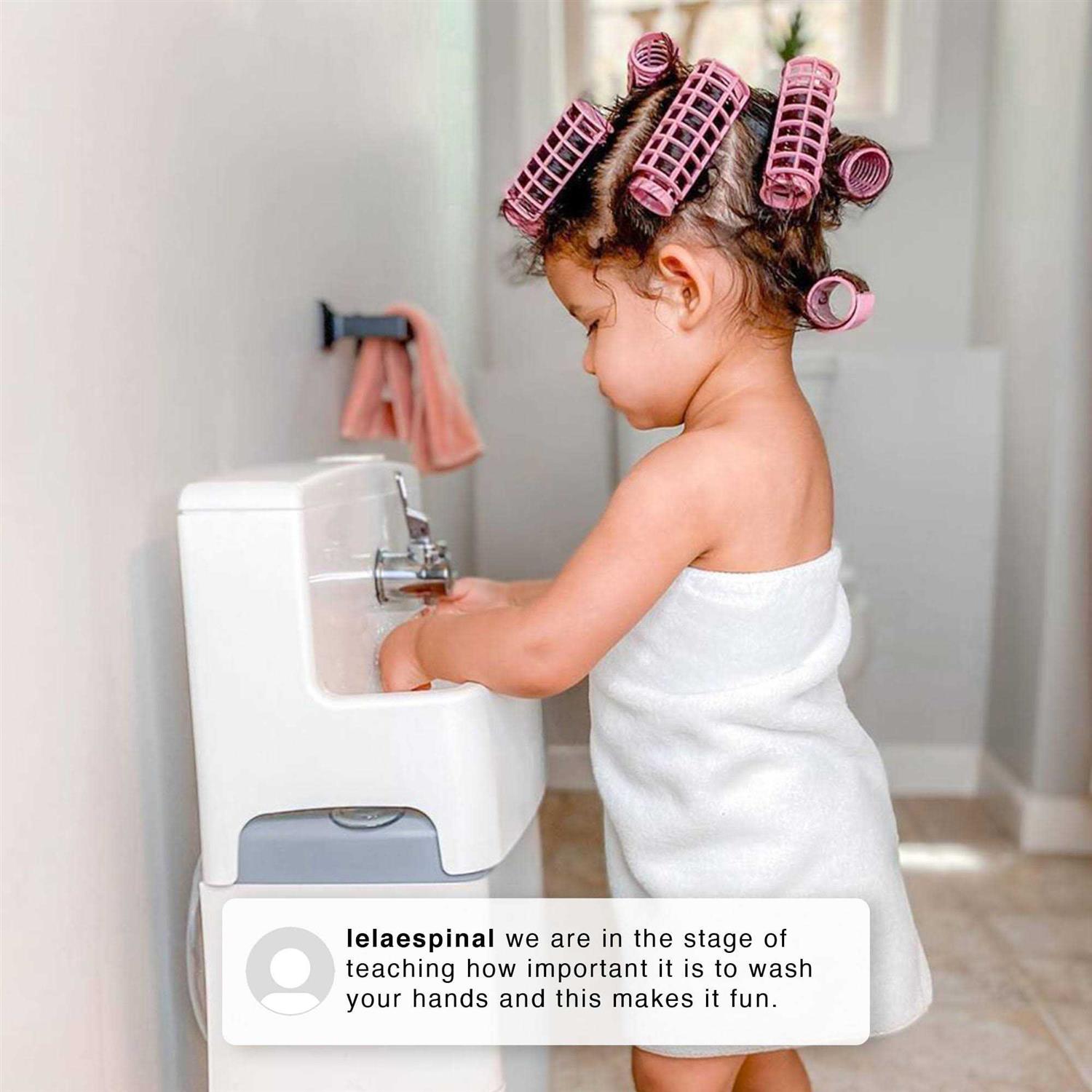 Delta Children PerfectSize 3-in-1 Convertible Sink, Step Stool and Bath Toy for Toddlers/Kids - Cheap Fitting