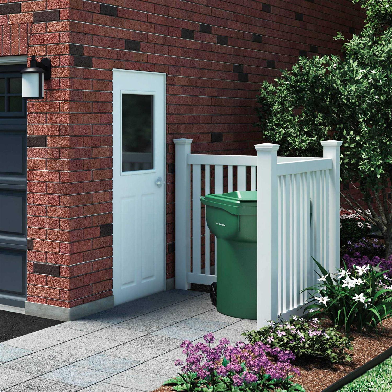 Outdoor Essentials Lafayette 4 in. x 4 in. x 74 in. Routed - Cheap Fitting