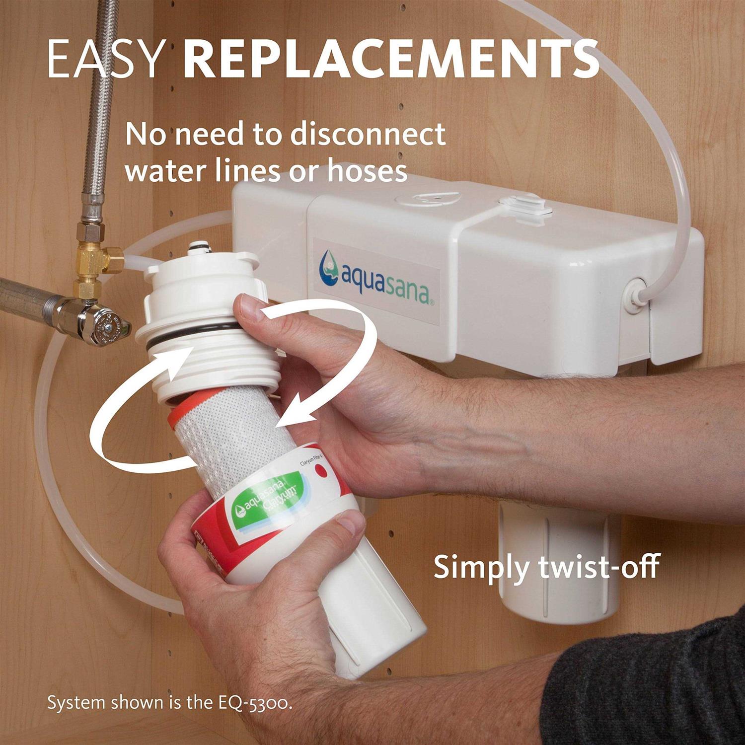 Aquasana 2-Stage Under Counter Filter Replacement Cartridges - Cheap Fitting