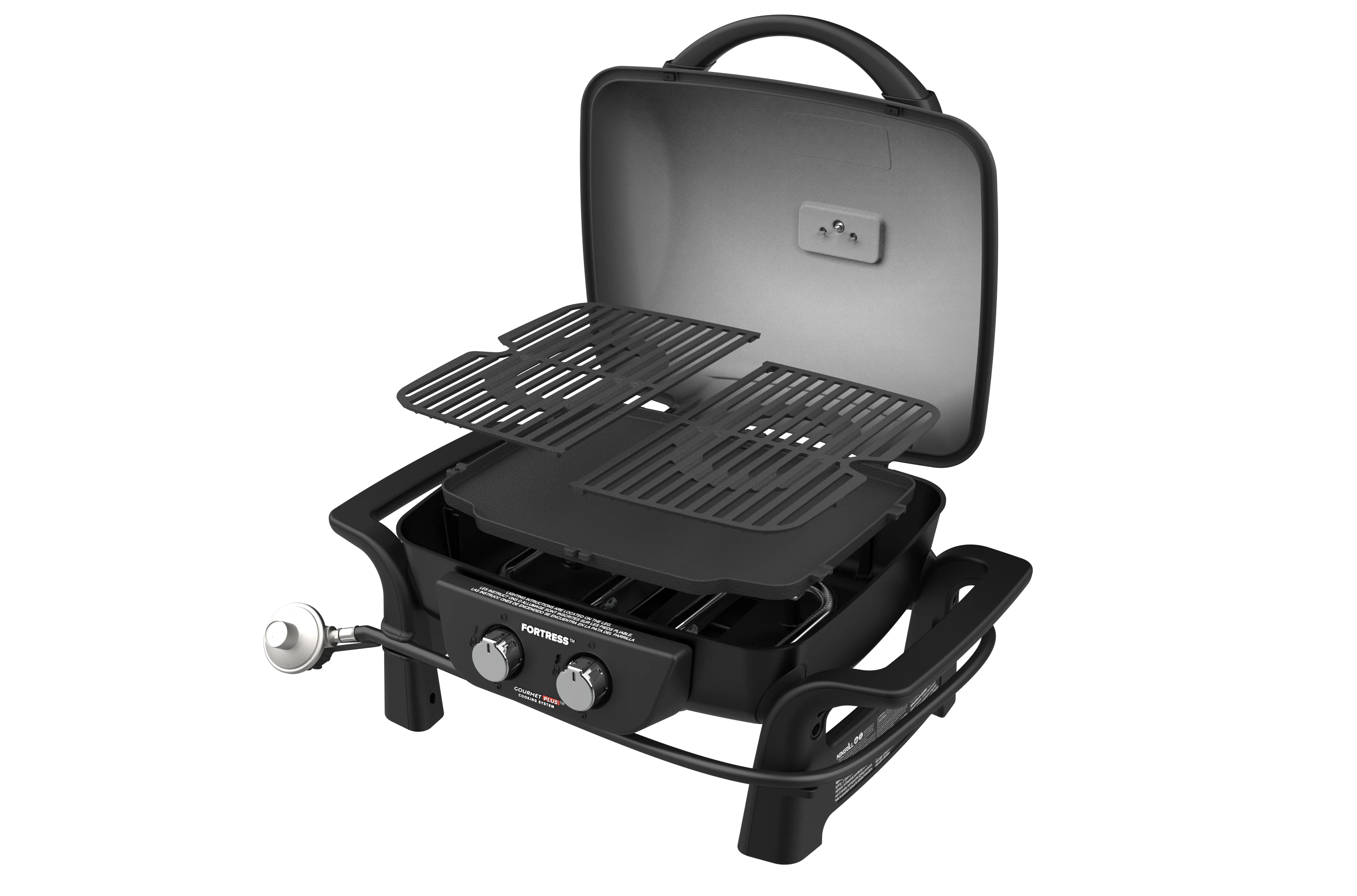 Nexgrill 1 Burner Cast Aluminum Tabletop Propane Gas Grill - Black - Cheap Fitting